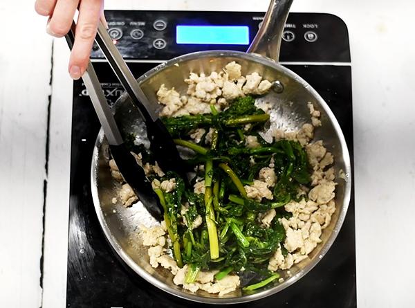 Chicken Sausage & Broccoli Rabe Pasta - Family Meals Month  - Step 4
